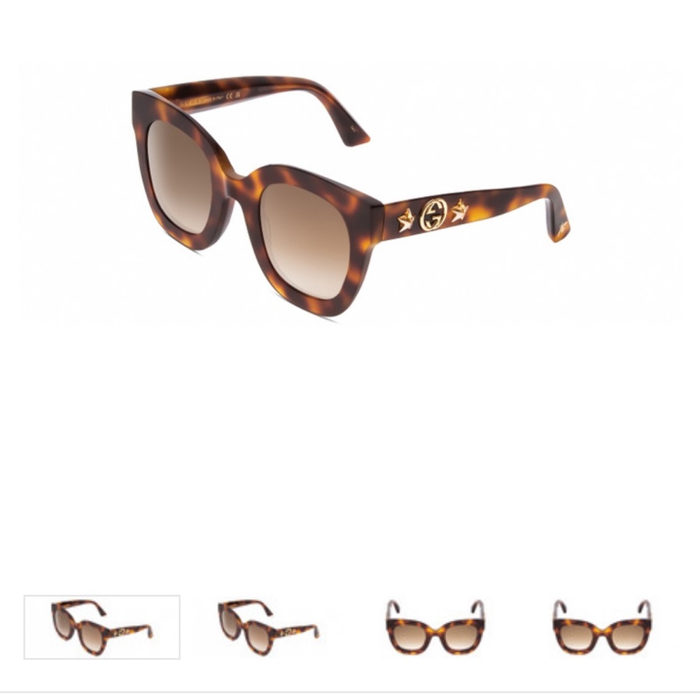 Authentic Gucci Sunglasses - hardly worn!